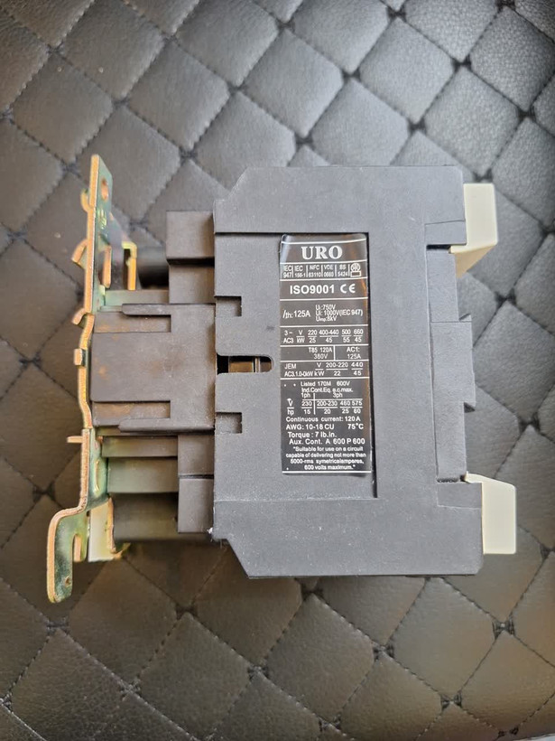 کنتاکتور 95آمپر LC1D9511 طرح اشنایدر فرانسه